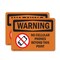 Signmission No Cellular Phones Beyond This Point, 10 in W x Rectangle, Plastic OS-2PACK-WS-P-710-L-12697 - alternate 1